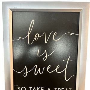 Love is sweet So take a treat Frame